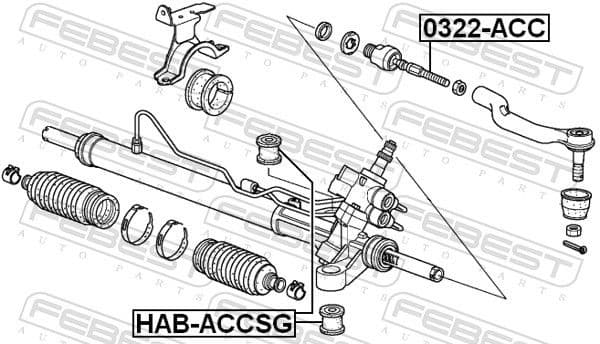 Inner Tie Rod 0322-ACC - image 2