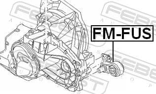 Mounting, manual transmission FM-FUS - image 2
