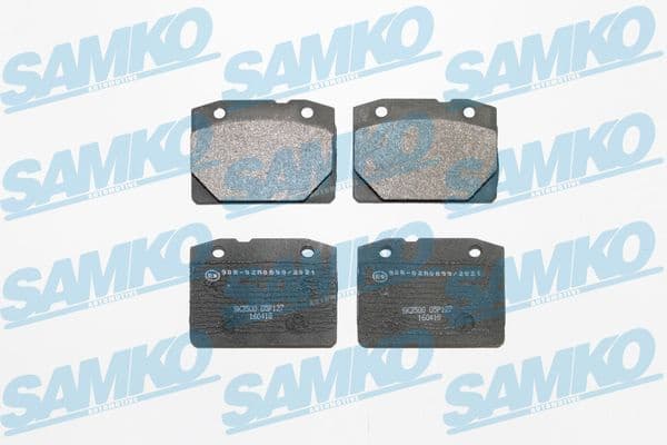 Brake Pad Set, disc brake 5SP127