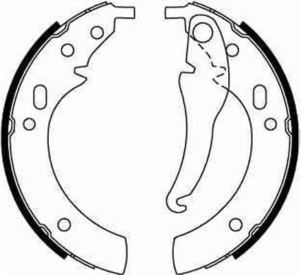 Brake Shoe Set GS8094 - image 2