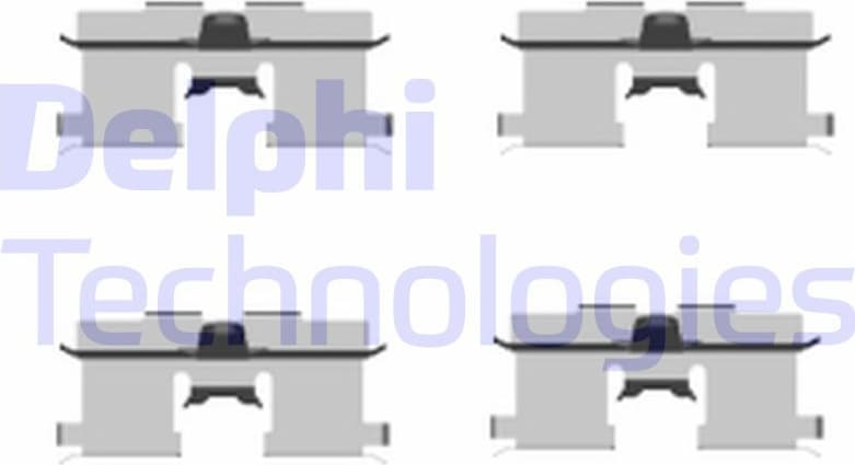 Accessory Kit, disc brake pad LX0407