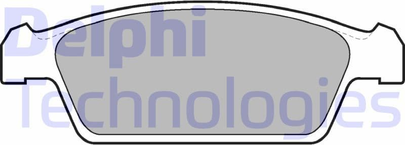 Brake Pad Set, disc brake LP1100