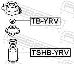 Protective Cap/Bellow, shock absorber TSHB-YRV - image 2