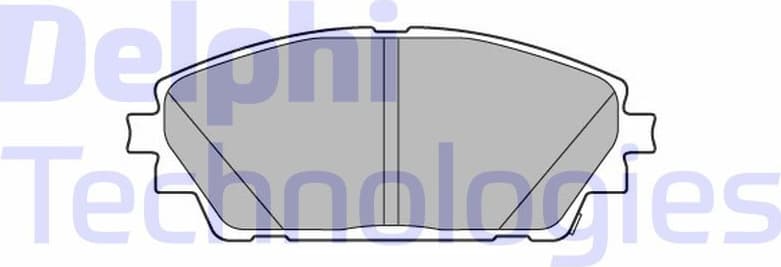 Brake Pad Set, disc brake LP3632