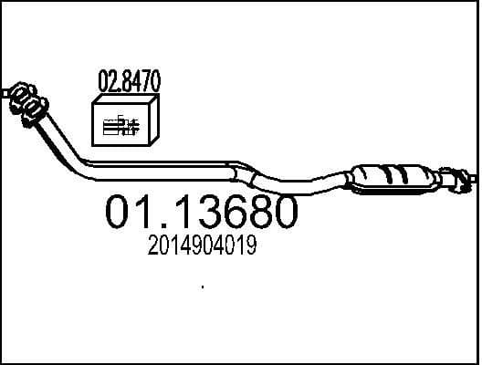 Exhaust Pipe 01.13680