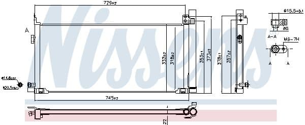 Condenser, air conditioning ** FIRST FIT ** 940904