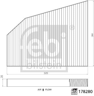 Filter, cabin air 178280 - image 2