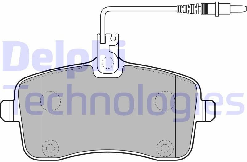 Brake Pad Set, disc brake LP2282