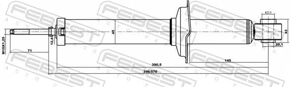 Shock Absorber 12658718R - image 2