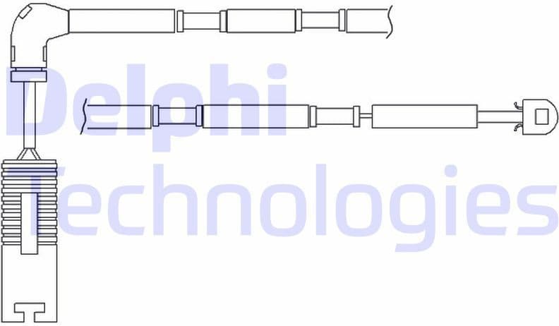 Warning Contact, brake pad wear LZ0181