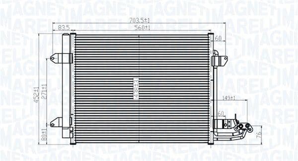 Condenser, air conditioning 350203815000