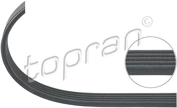 V-ribbed Belt 701 191