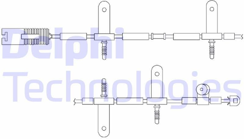 Warning Contact, brake pad wear LZ0165