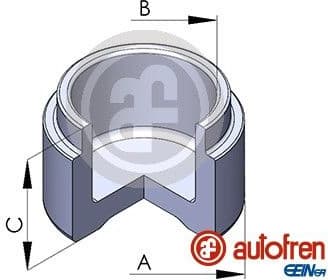 Piston, brake caliper D025513
