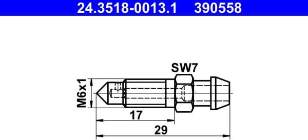 Breather Screw/Valve 24.3518-0013.1