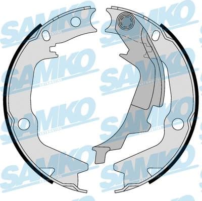 Brake Shoe Set, parking brake 89430