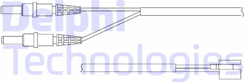 Warning Contact, brake pad wear LZ0147