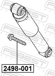 Fastening Bolt, stabiliser bar 2498-001 - image 2