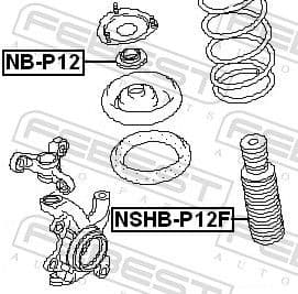 Protective Cap/Bellow, shock absorber NSHB-P12F
