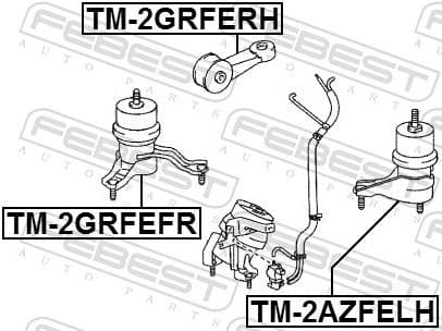 Mounting, engine TM-2GRFEFR - image 2