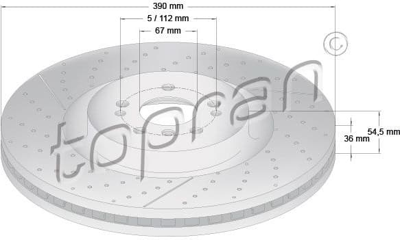 Brake Disc COATED 409 322
