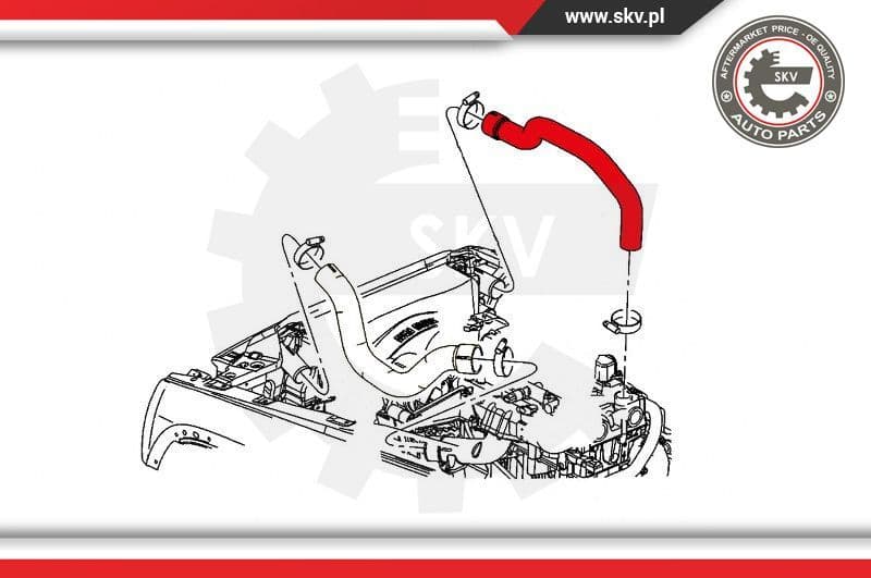 Charge Air Hose 43SKV141 - image 3