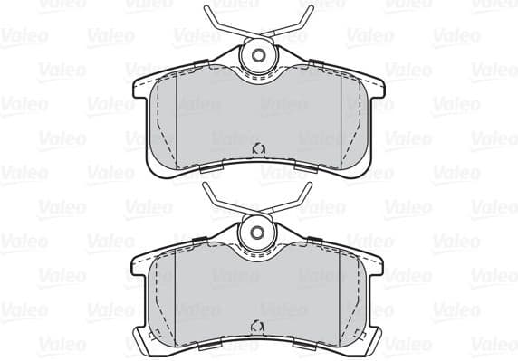 Brake Pad Set, disc brake ESSENTIAL 302066