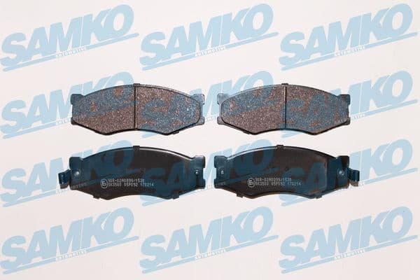 Brake Pad Set, disc brake 5SP092