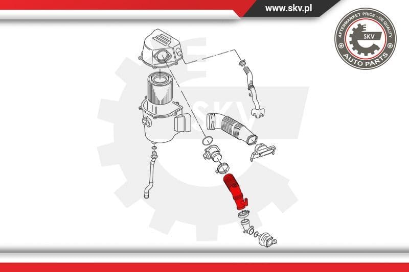 Intake Hose, air filter 24SKV503 - image 4