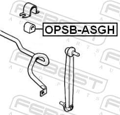Mounting, stabiliser bar OPSB-ASGF - image 2