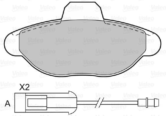 Brake Pad Set, disc brake 598012
