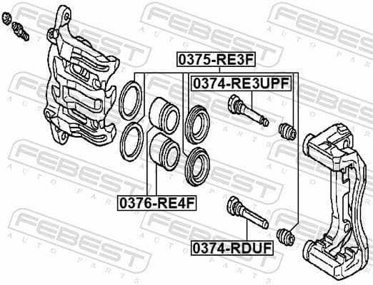 Repair Kit, brake caliper 0375-RE3F - image 2