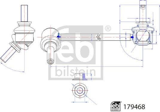 Link/Coupling Rod, stabiliser bar ProKit 179468 - image 2