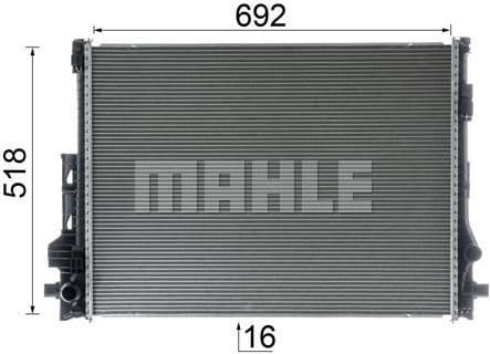 Radiator, engine cooling BEHR *** PREMIUM LINE *** CR 2605 000P - image 11