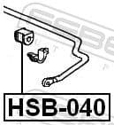 Mounting, stabiliser bar HSB-040 - image 2