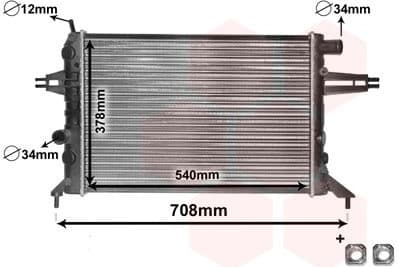 Radiator, engine cooling *** IR PLUS *** 37002272