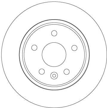 Brake discs kit rear, (2pcs), Top Quality DF6846 - image 2