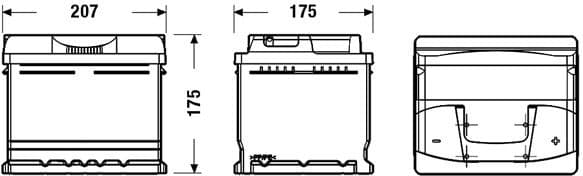 Starter Battery EXCELL ** EB442 - image 2