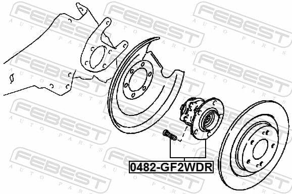 Wheel Hub 0482-GF2WDR - image 2