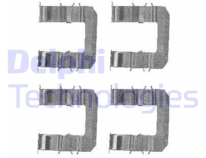 Accessory Kit, disc brake pad LX0483