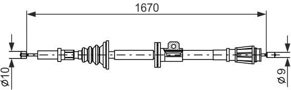 Cable Pull, parking brake 1 987 477 357 - image 5