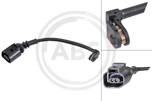 Warning Contact, brake pad wear 39410