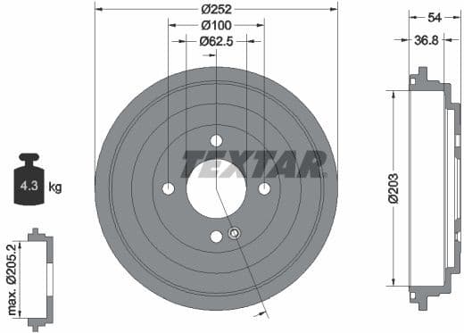 Brake Drum 94046700