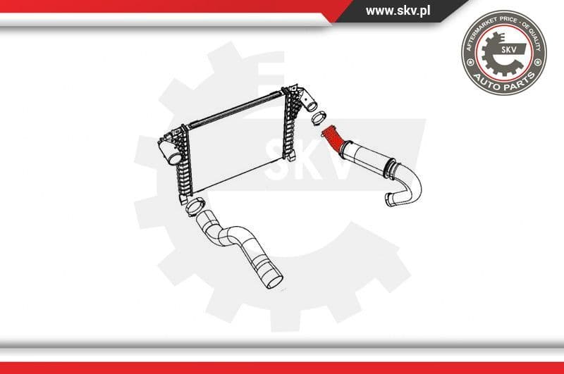 Charge Air Hose 43SKV162 - image 4