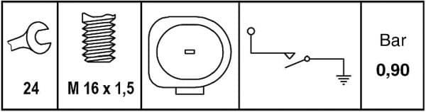 Oil Pressure Switch 6ZL 003 259-721 - image 2