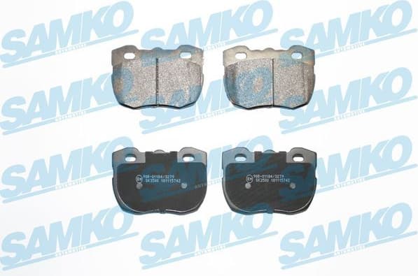 Brake Pad Set, disc brake 5SP742