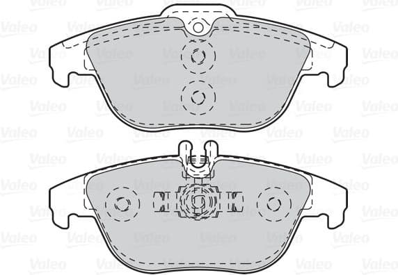 Brake Pad Set, disc brake ESSENTIAL 302121