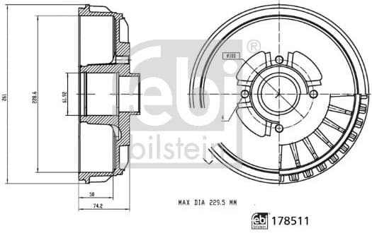 Brake Drum 178511