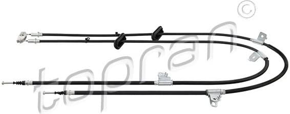 Cable Pull, parking brake 208 890