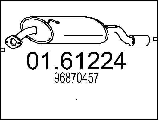 Rear Muffler 01.61224
